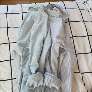 Faherty stretch Oxford shirts x 2